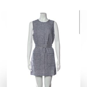 Reformation Blue Gingham Mini Dress